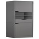 image 6 of 2 Door 1 Drawer Bathroom Cabinet Brown | Oak / Oak