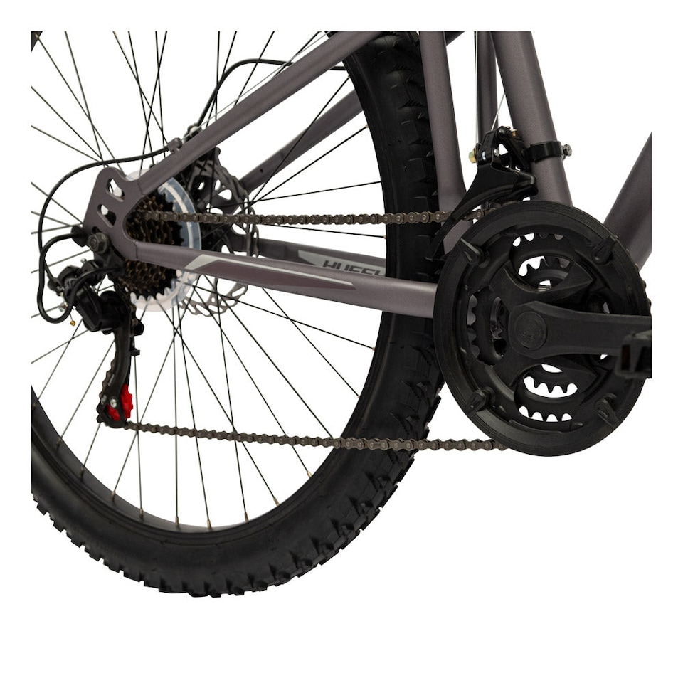 image 1 of HUFFY Marker 27.5-Inch Matte Heather Full Suspension 21-Speed Mountain Bike (26752W)