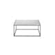 image 3 of Concrete Effect Square Coffee Table | Grey | Grey