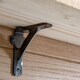 image 6 of Hammer & Tongs Iron Shelf Bracket - D100mm - Raw