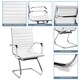image 4 of Yaheetech 2pcs Mid-back Ergonomic Office Desk Chair Black | White