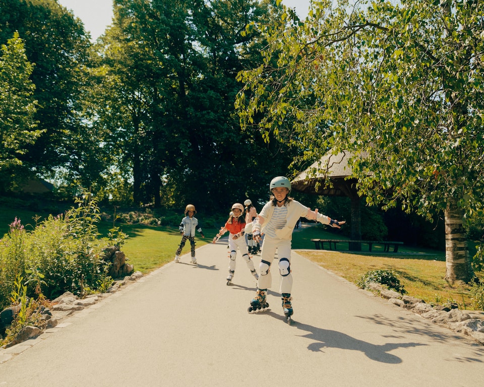 image 1 of Decathlon Kids' Inline Fitness Skates Fit3