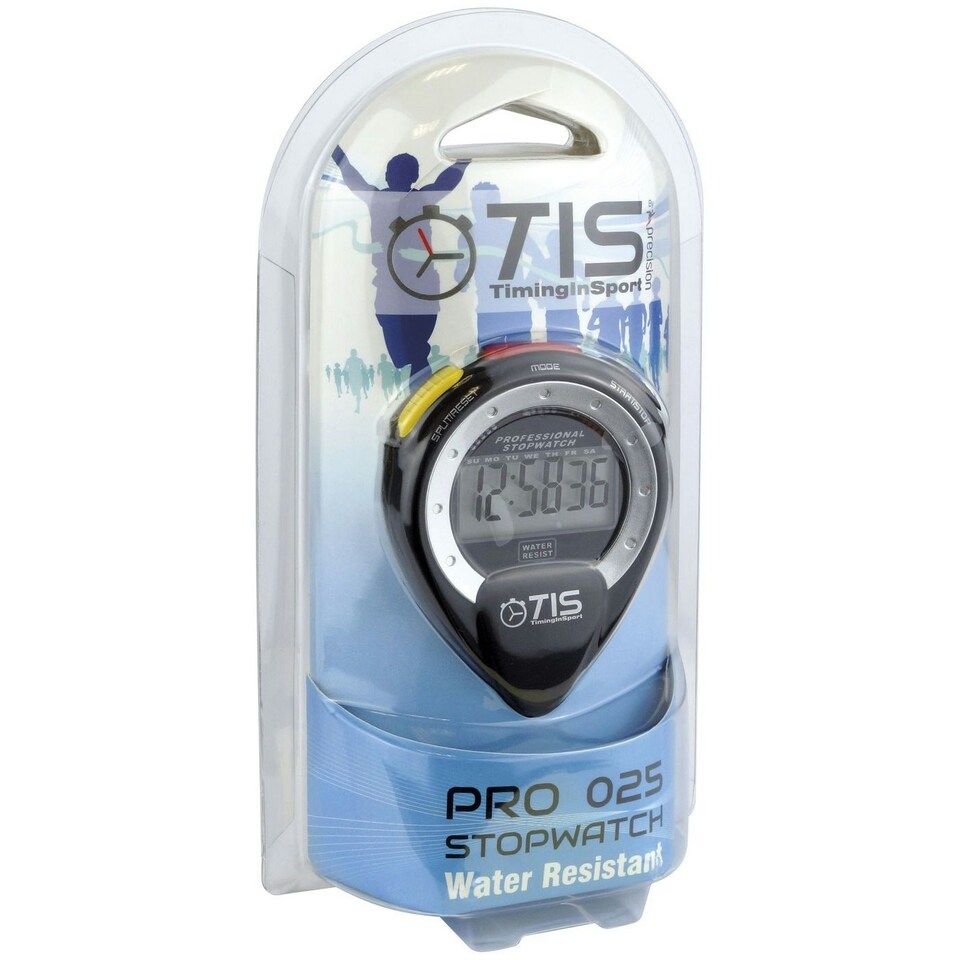 image 1 of TIS Pro 025 Stop Watch - Black/White - One Size