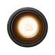 image 3 of Nordlux Sorina Indoor Downlight Black Metal GU10 Tilting - Mains Powered, IP20 | Black | Black