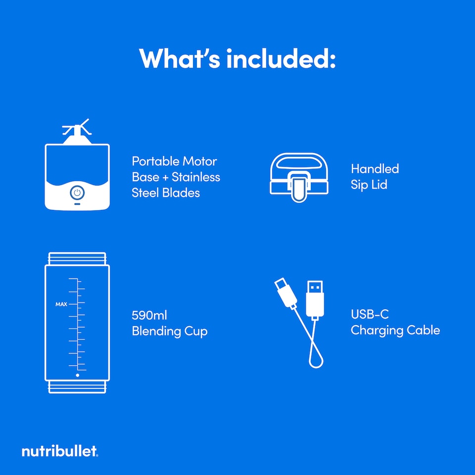 image 1 of nutribullet Portable Blender - Light Blue