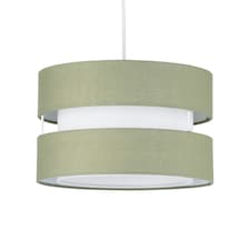 Benni - Sage Green 26cm Pendant Shade Green