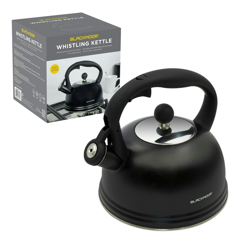 image 1 of Blackmoor Callisto 2.5L Whistling Kettle for Gas Hob