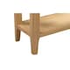 image 5 of Classic Solid Oak Console Table Brown