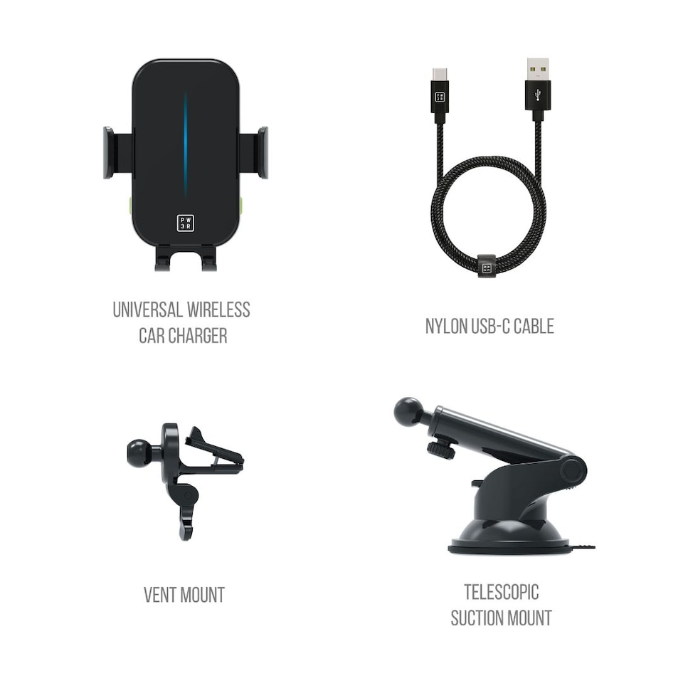 image 1 of PW3R Universal Wireless Car Charger