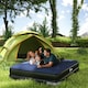 image 2 of Outsunny King Inflatable Mattress with Electric Pump and Integrated Pillow