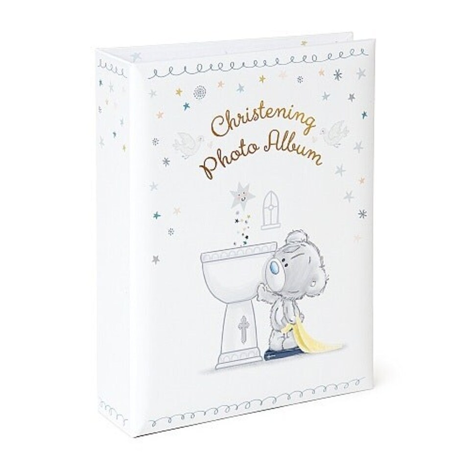 image 1 of Me to You Tiny Tatty Teddy Baby Christening Photo Album Gift Boxed - Holds 160 Photos 6 x 4"
