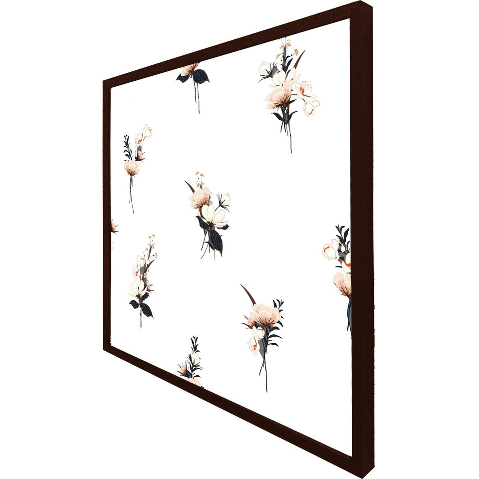 image 1 of Flower bunches (Picture Frame) White | S