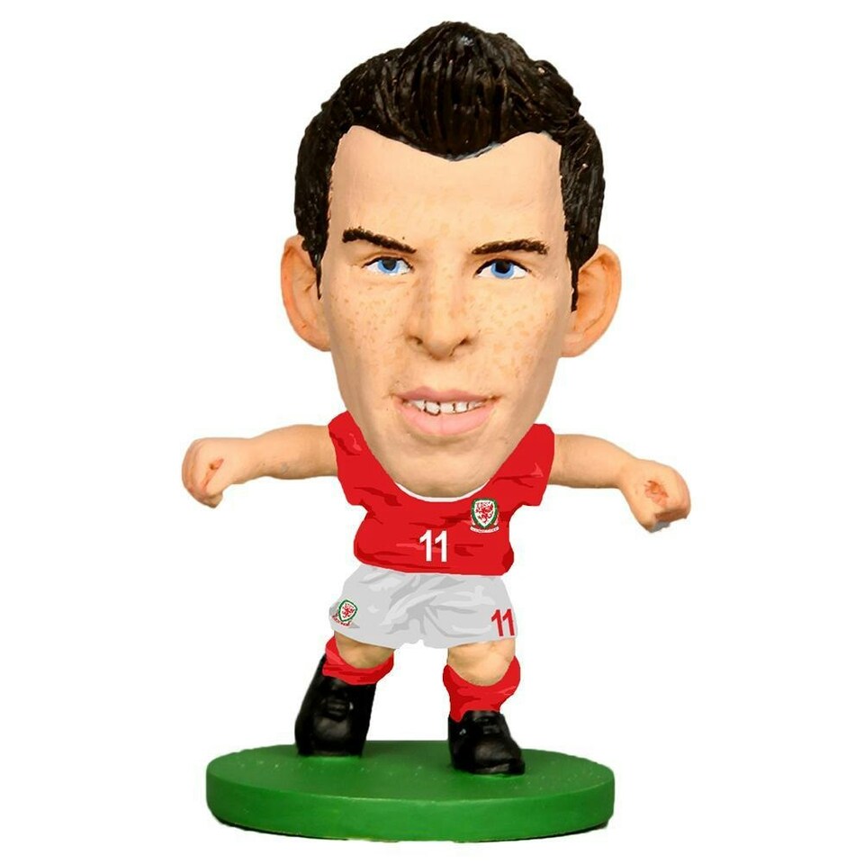 image 1 of Wales FA SoccerStarz Gareth Bale - Red/White - One Size