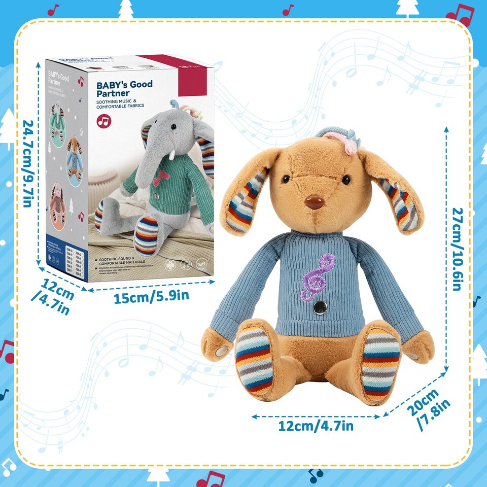 image 1 of Interactive Baby Musical Plush Toy