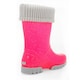 image 7 of Demar Kids Wellington Boots Lined Rain Boots Boys Girls | Pink | Pink Glitter | 5-5.5 UK (22-23 EU) Baby 14.5–15cm