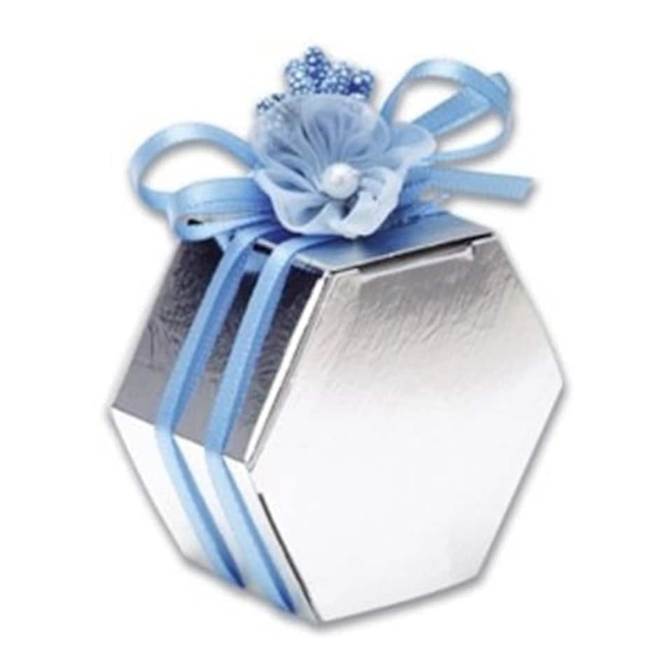 Silver Hexagonal Box