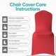 image 3 of Chair Cover Spandex Polyester Stretch, Flat Dining Slipcovers - 1pc