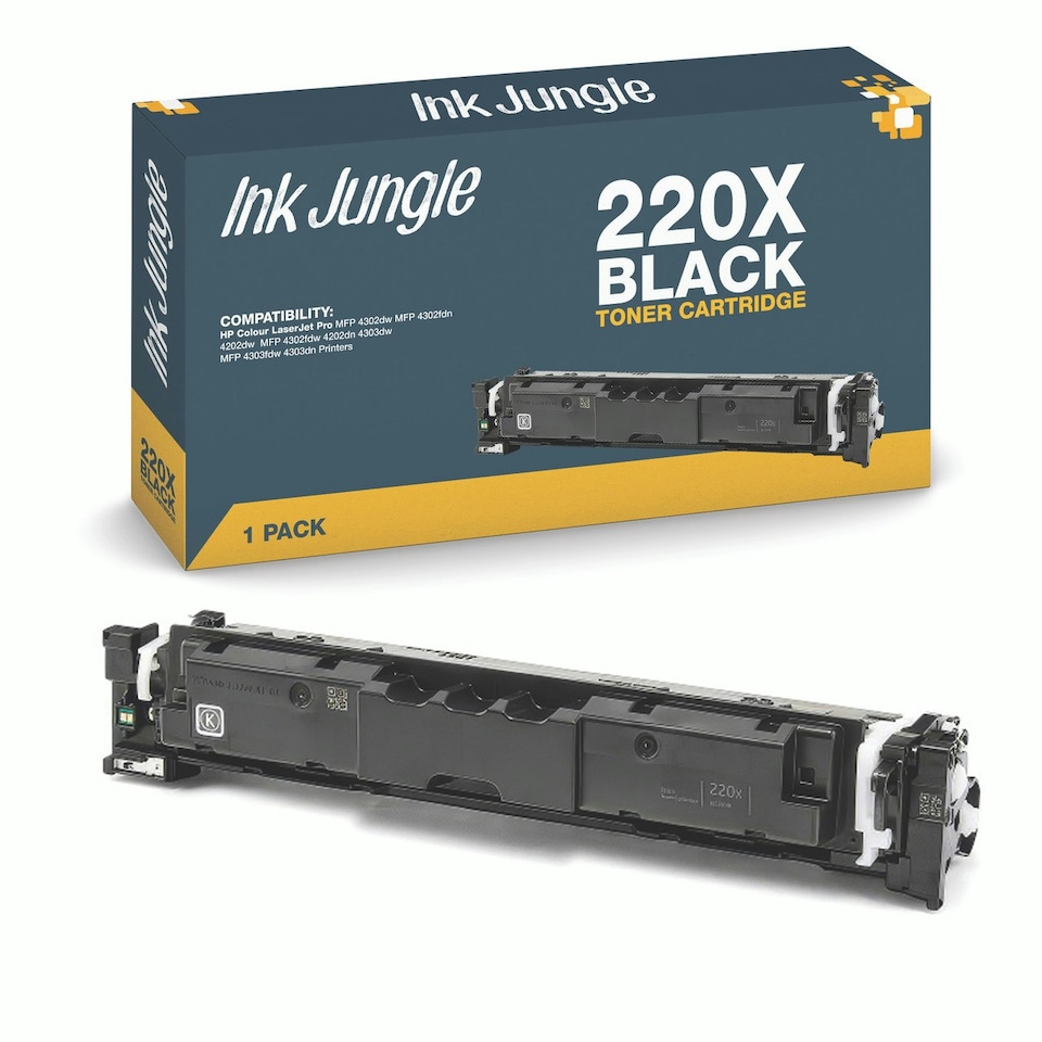 image 1 of Compatible HP 220X Black Toner Cartridge Black