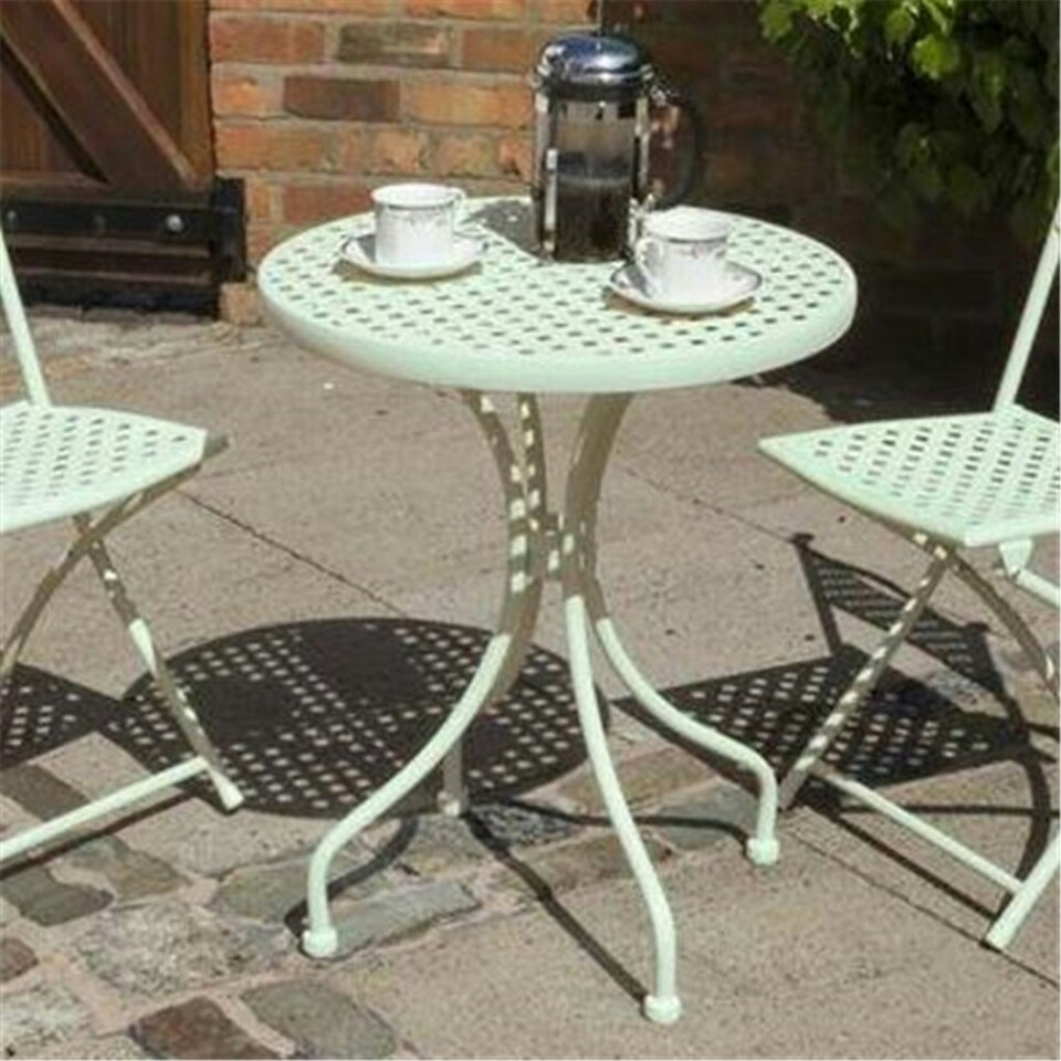image 1 of 2 Seater Deluxe Havana Bistro Garden Set - Green