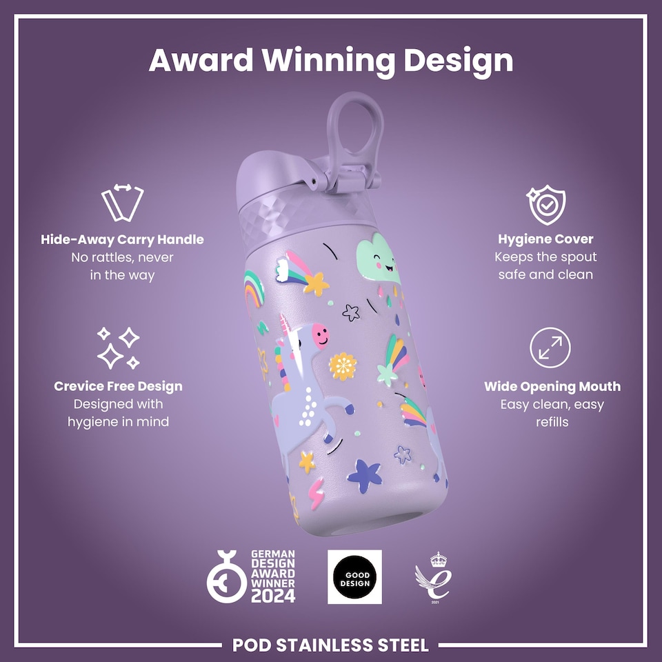 image 1 of Leak Proof Water Bottle, Vacuum Insulated, 320ml (11oz)