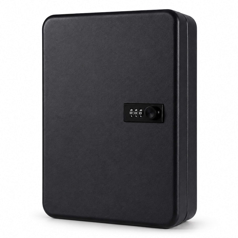 image 1 of 45 Hook Combination Lock Key Storage Cabinet Safe Wall Mounted
