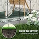 image 4 of Outsunny 5PCs Decorative Garden Fencing 32in x 10ft Metal Border Edging