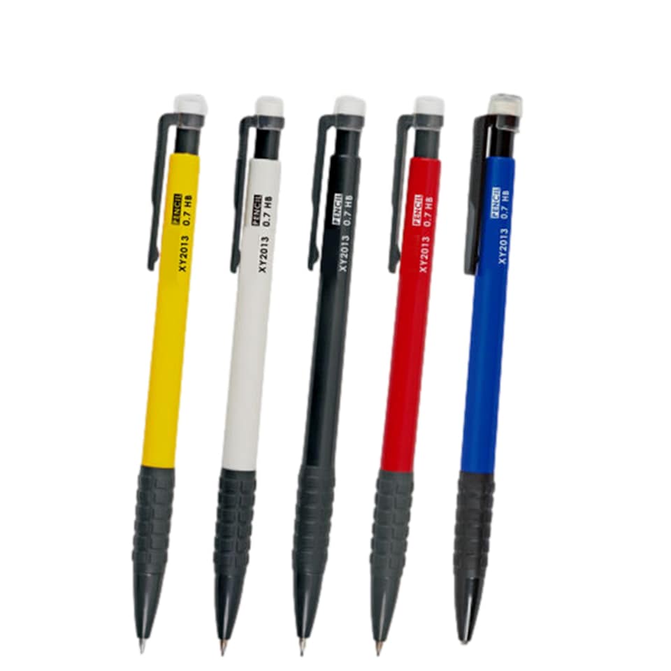 image 1 of 4 Sets of 0.7mm Mechanical Pencil and HB Lead Refills Comfortable Grip, Smooth & Precise Writing