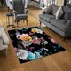 image 2 of Humming bird, Roses, Peony with leaves (Rug) Multi | XL: 160x230cm
