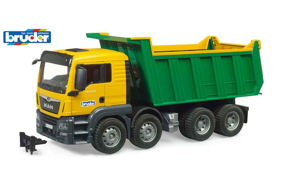 image 1 of Bruder MAN TGS Tipper truck Detailed Vehicle & Playset Model