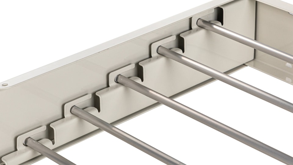 image 1 of Groundlevel Wall Mounted Indoor And Outdoor Folding Laundry Clothes Drying Rack