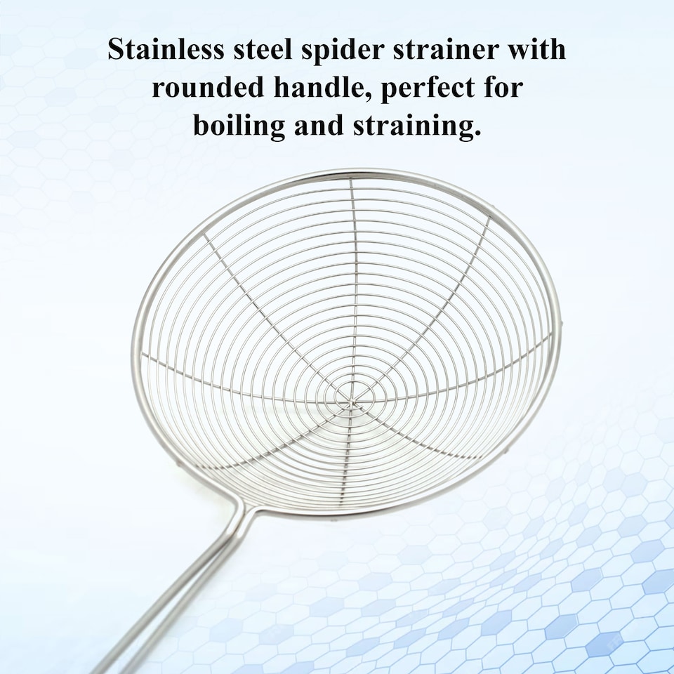 image 1 of Buckingham Spider Strainer Stainless Steel with Cook's Handle