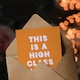 image 3 of High Class Joint Act Accordingly Orange Funny Housewarming Card