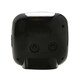 image 4 of Hometime Square Alarm Clock - Sweep/Light/Snooze - Black Black