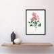 image 2 of Redoute Framed Wall Art Chinese Lilac Vintage Floral Illustration Home Décor