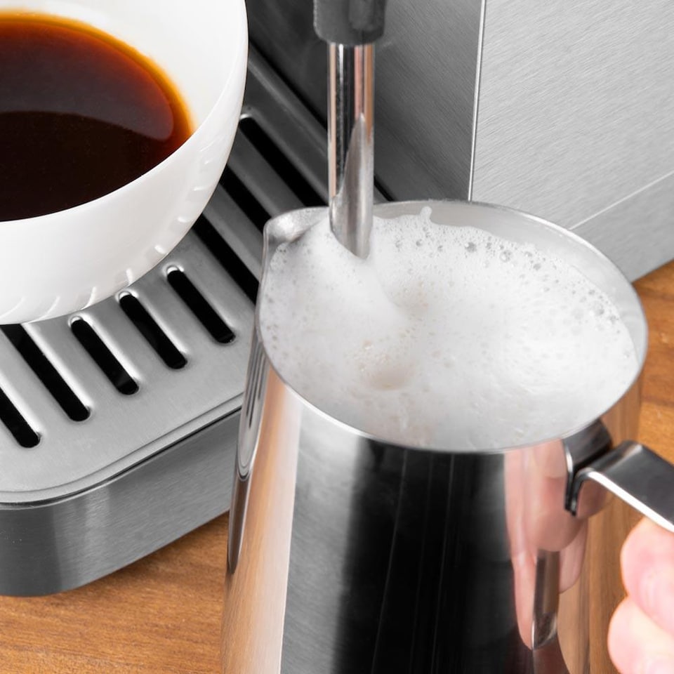 image 1 of Gastroback Design Espresso Piccolo Pro, 15 Bar, Suitable for E.S.E Pads, Removable Water Tank, Integrated Milk Frothing Nozzle - 62721