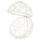 image 3 of 6-Pcs Metal Mesh Bridesmaid Ball Hanger | White | 6