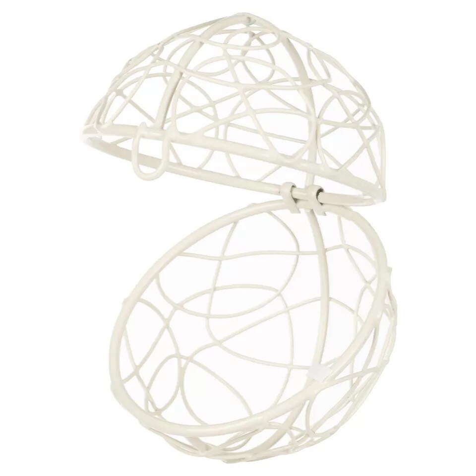 image 1 of 6-Pcs Metal Mesh Bridesmaid Ball Hanger | White | 6
