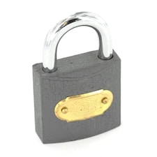 Securit Tricircle Iron Cylinder Padlock | Silver | Silver/Grey | 1