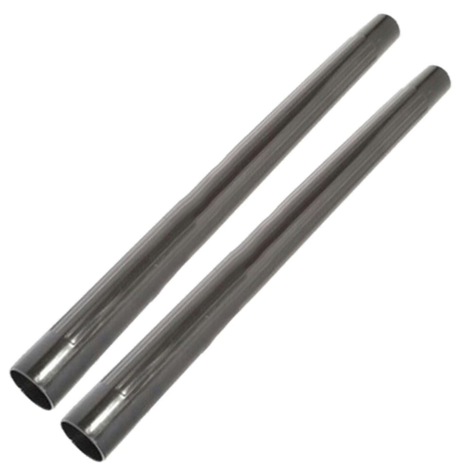 image 1 of SPARES2GO Universal Vacuum Cleaner Extension Rod Tube Pipes (35mm, Pack of 2) Black