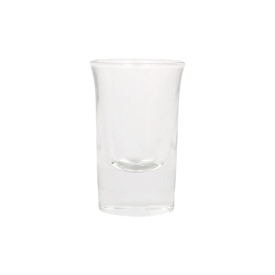 image 1 of Rink Drink Tall Shot Glasses - 25ml - Clear - Pack of 12 | Clear | Clear