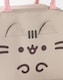 image 3 of Pusheen Womens Tote Lunch Bag | Ladies Brown & Pink Lunch Box | Cute Cat Print with 3D Ears | One Size Food Container Zip Lunch Bag | Kawaii Cartoon Pop Culture Fan Merchandise Gift