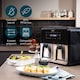 image 6 of Princess Double Basket Air Fryer 182074 - Dual Air Fryer - 9 Litres - 2 Baskets - XL - 8 Programs - 2400W - PFAS-Free - Touchscreen