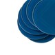 image 4 of Harbour Housewares Glass Round Coasters - 10cm - Hague Blue - Pack of 6