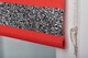 image 5 of FURNISHED Blackout Roller Blind with Black Glitter Trim and Red Bow Trimmable Window Shade | Red | Red | (W) 45cm x (L) 210cm