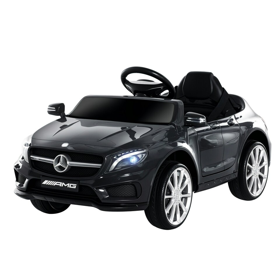image 1 of HOMCOM 6V Licensed Mercedes Benz Kids Ride On Car W/ Remote Light Music Black