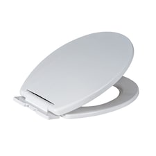 Showerdrape Prima White Quick Release Soft Close Lightweight Toilet Seat | Multi | 1