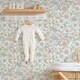 image 3 of Gorgeous Gardenia Wallpaper in Soft Pastels | Green | Green, Light, Multicoloured, Peach, Pink | 50cm x 10m