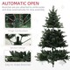 image 8 of HOMCOM 6ft Artificial Spurce Christmas Tree with 1696 Branches