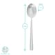image 3 of Argon Tableware Tondo Stainless Steel Dessert Spoons - 21cm - Pack of 24