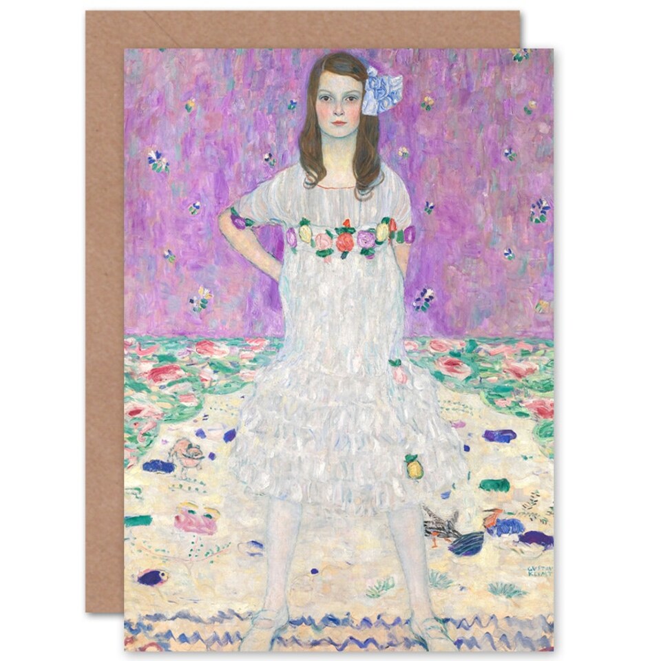 image 1 of Gustav Klimt Painting Mada Primavesi Art Card